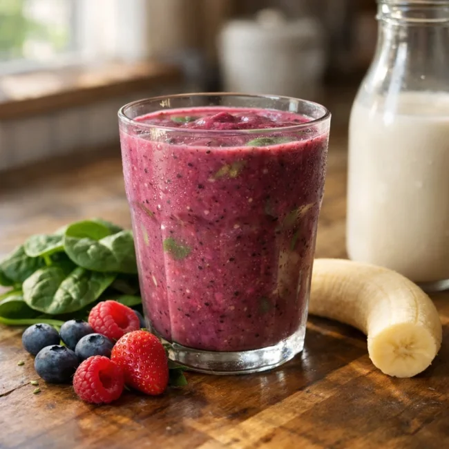 Spinach and Berry Smoothie