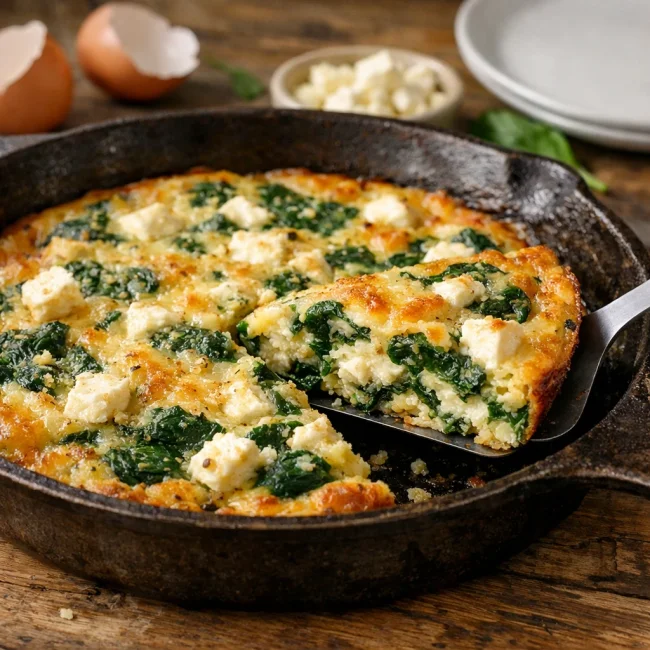 Spinach and Feta Frittata