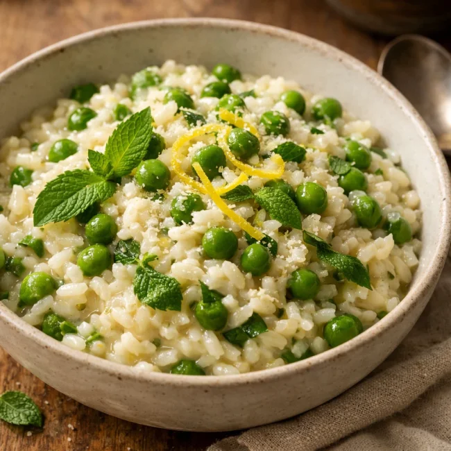 Spring Pea Risotto