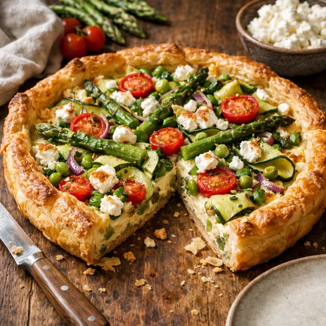 Spring Vegetable Tart