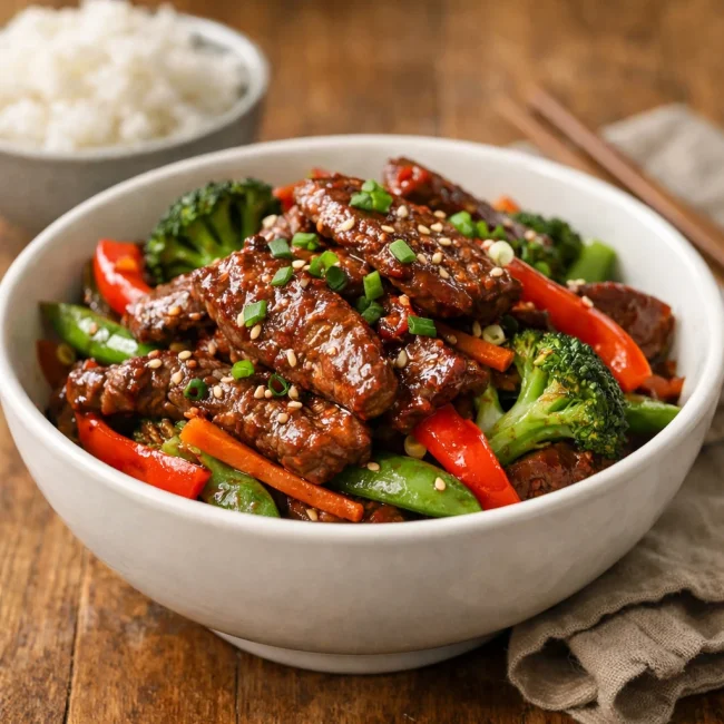 Sriracha Beef Stir-Fry