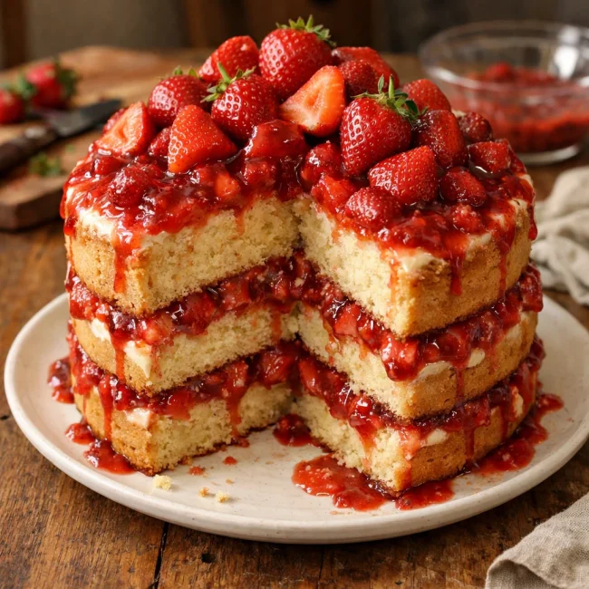 Strawberry Bliss Cake