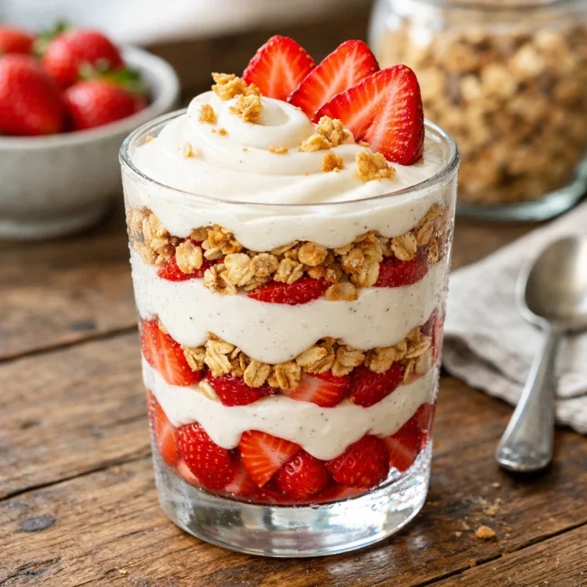 Strawberry Delight Parfait