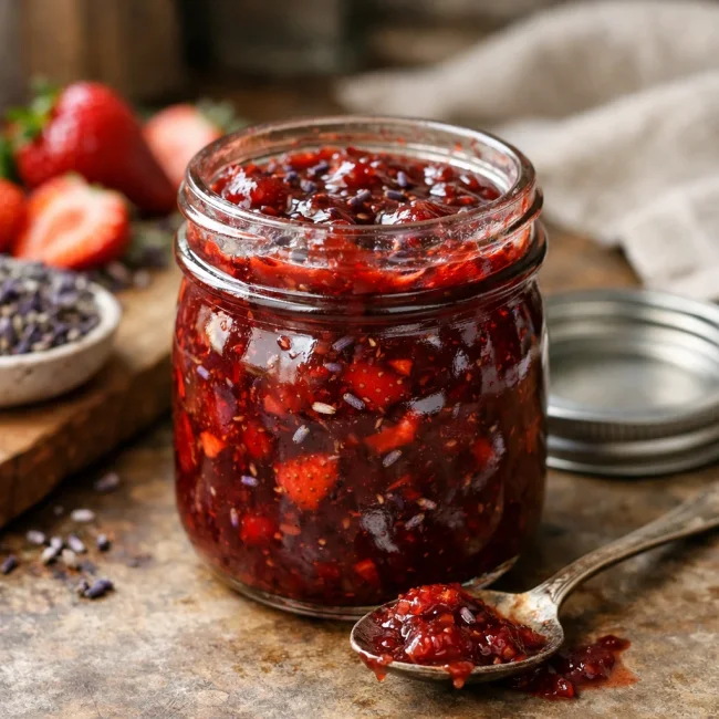 Strawberry Lavender Jam