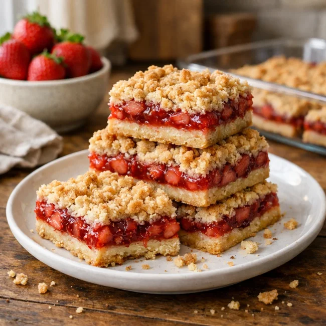 Strawberry Shortcake Bars