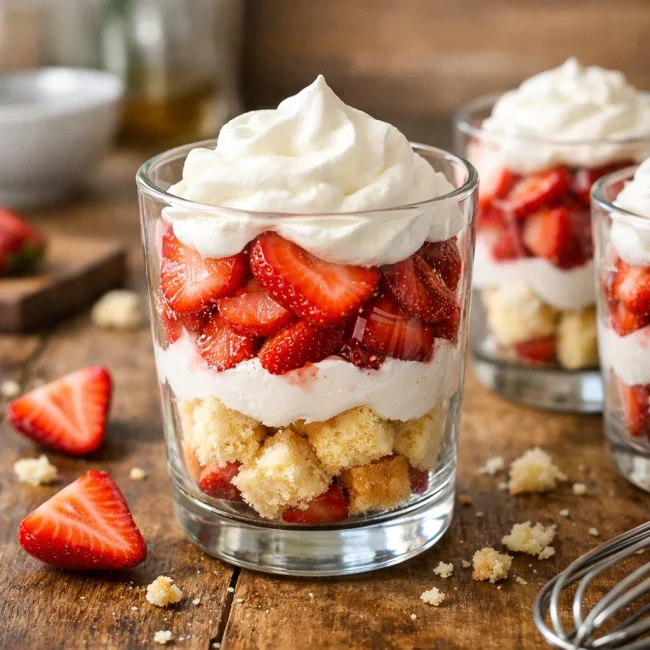 Strawberry Shortcake Parfaits