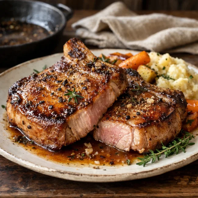 Succulent Heritage Pork Chops