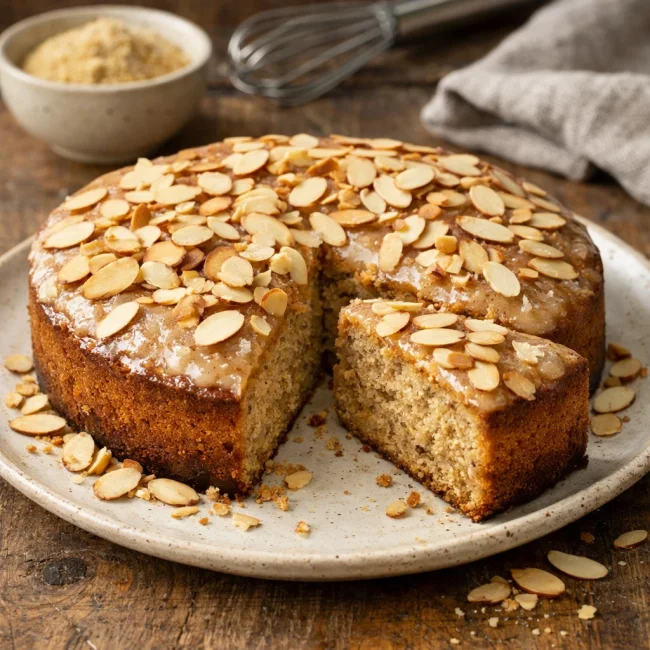 Sugar-Free Almond Delight Cake
