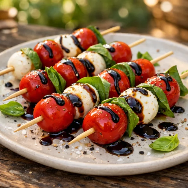 Summer Caprese Skewers