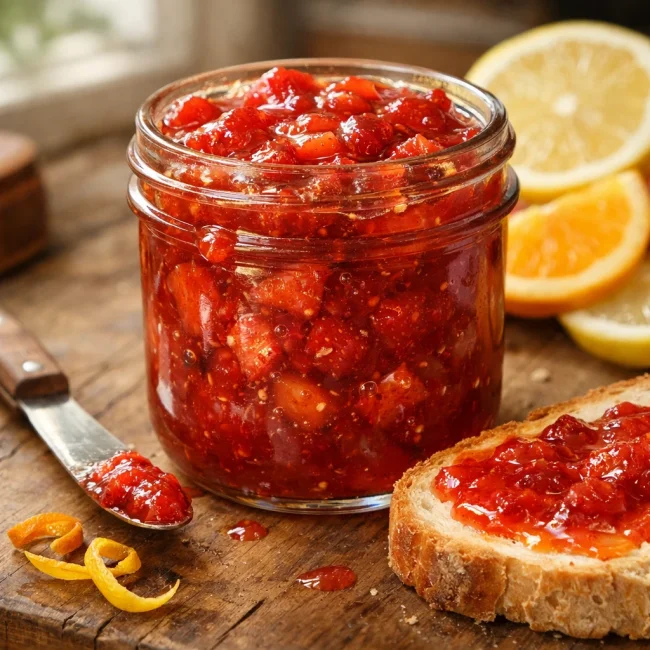 Summer Citrus Strawberry Jam