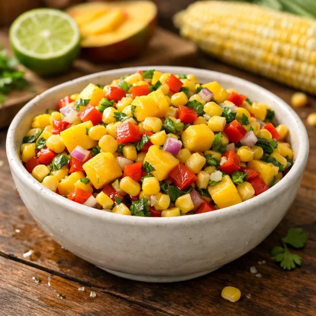 Summer Corn & Mango Salsa