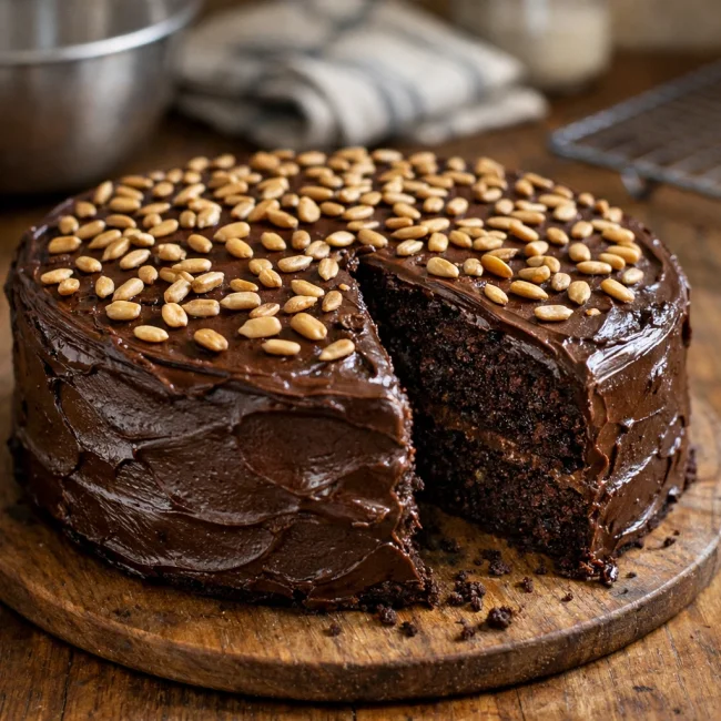 Sunflower Seed Chocolate Cake