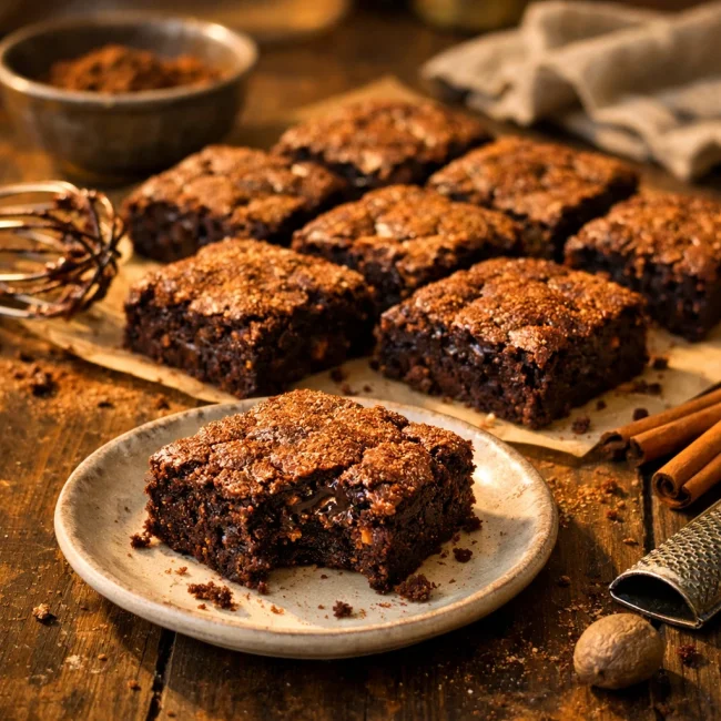 Sunset Spiced Brownies