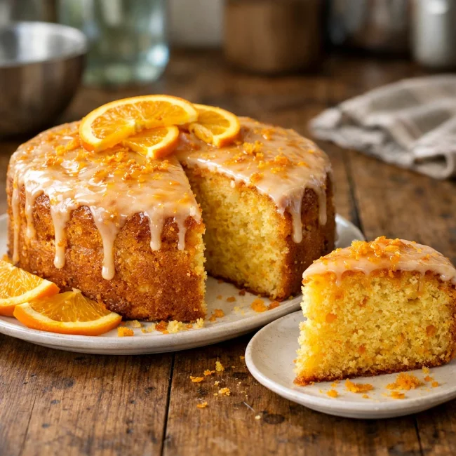 Sunshine Orange Drizzle Cake