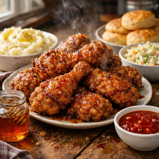 Sweet & Spicy Southern Fried Chicken