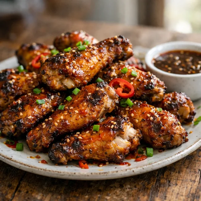 Sweet and Spicy Chicken Wings