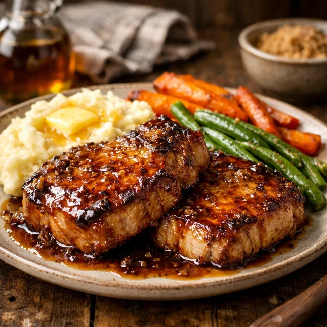 Sweet Maple Pork Chops