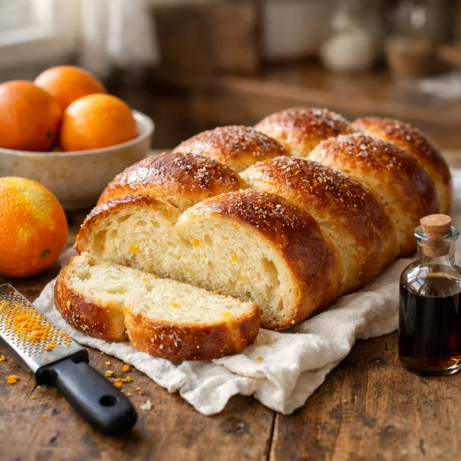 Sweet Orange Italian Easter Bread