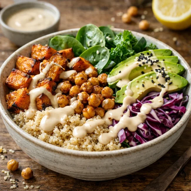 Sweet Potato & Chickpea Buddha Bowl