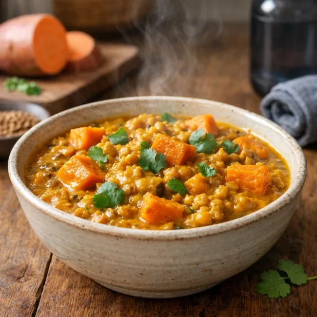 Sweet Potato and Lentil Curry