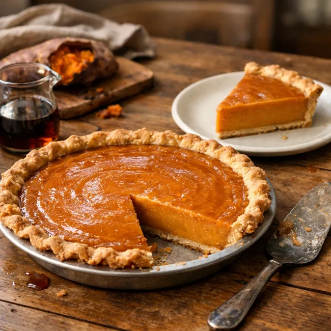 Sweet Potato Maple Pie