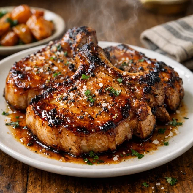 Sweet Savory Pork Chops