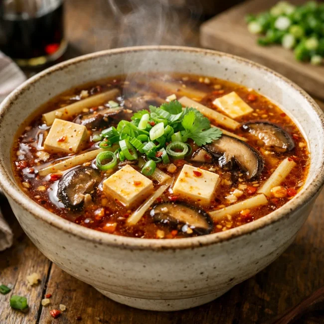 Szechuan-Style Hot and Tangy Soup