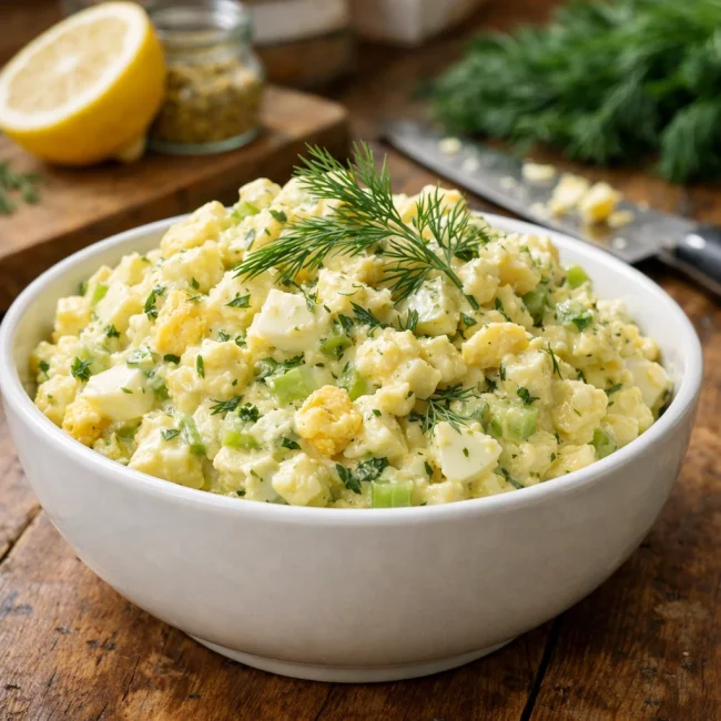 Tangy Dill Egg Salad