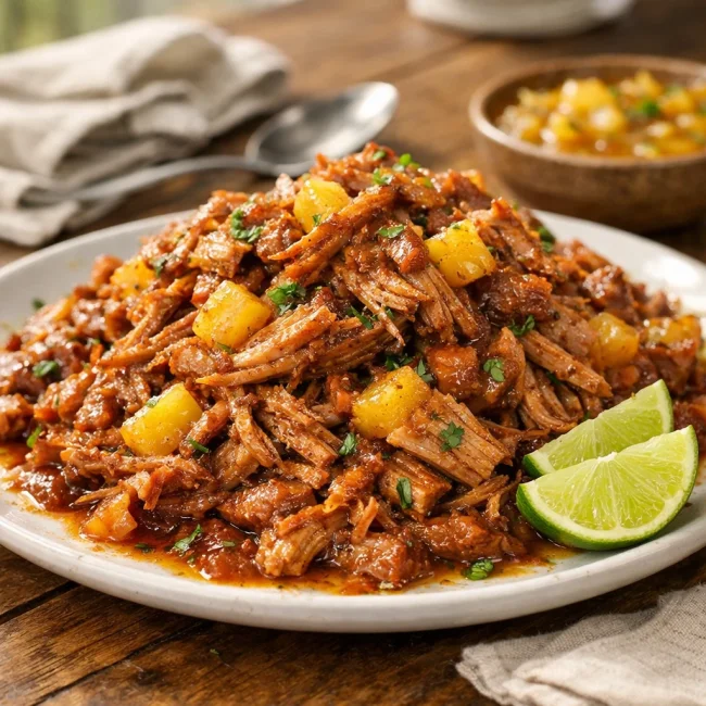 Tangy Pineapple Pulled Pork