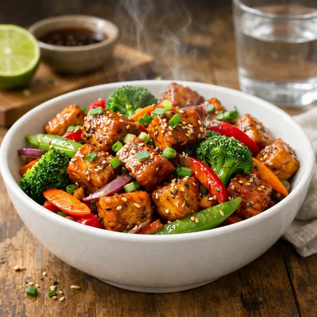 Tangy Tempeh Stir Fry