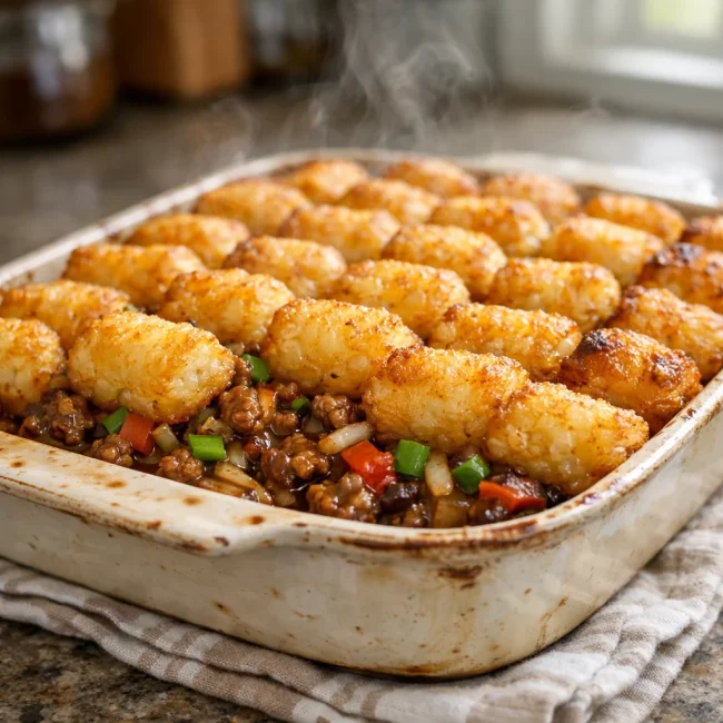 Tater Tot Fusion Casserole