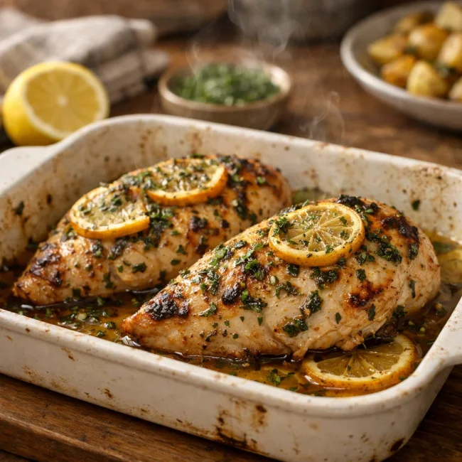 Tender Lemon Herb Chicken