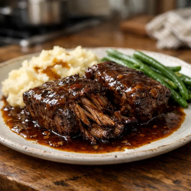 Tender Slow-Cooked Beef Short Ribs