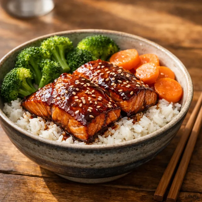 Teriyaki Salmon Bowl