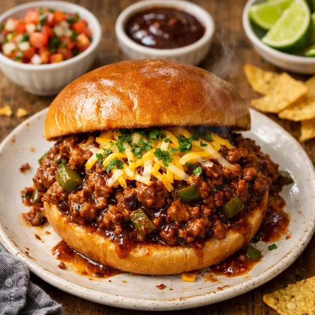 Tex-Mex BBQ Sloppy Joes