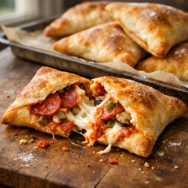 Three-Point Pizza Pockets