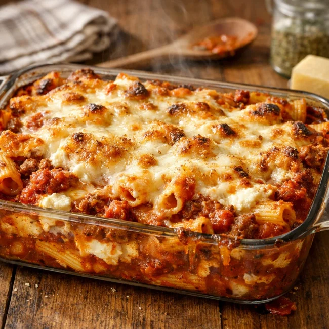 Timeless Baked Ziti