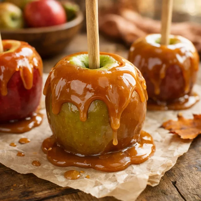 Timeless Caramel Apples