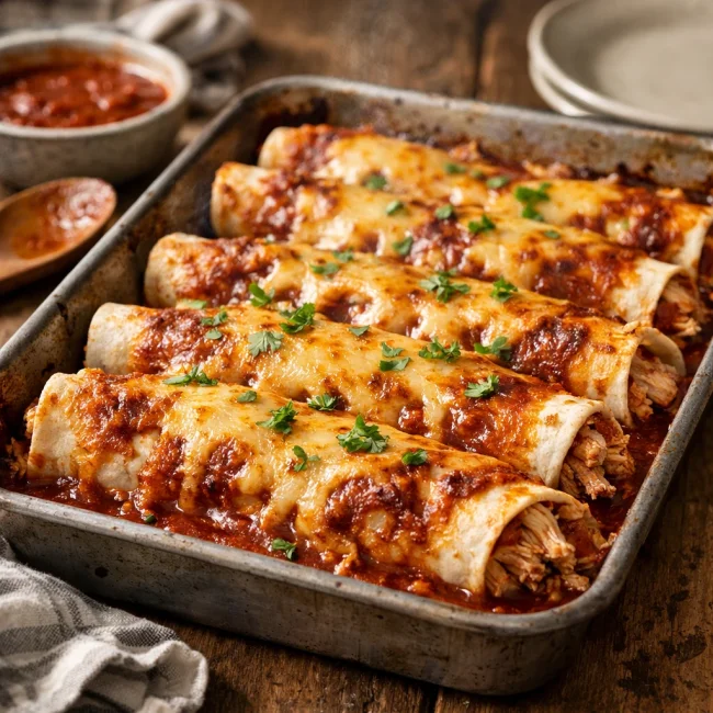 Timeless Chicken Enchiladas