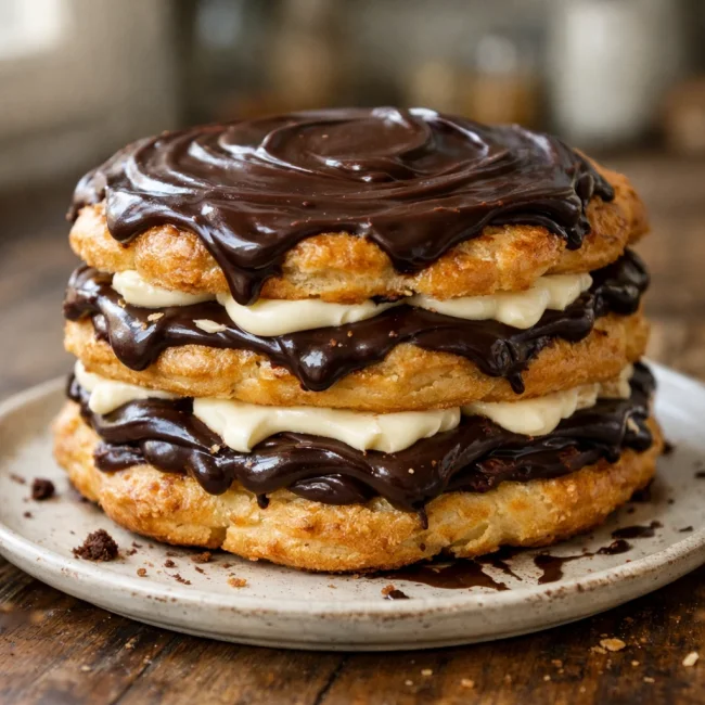 Timeless Chocolate Choux Cake