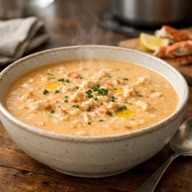 Timeless Crab Bisque