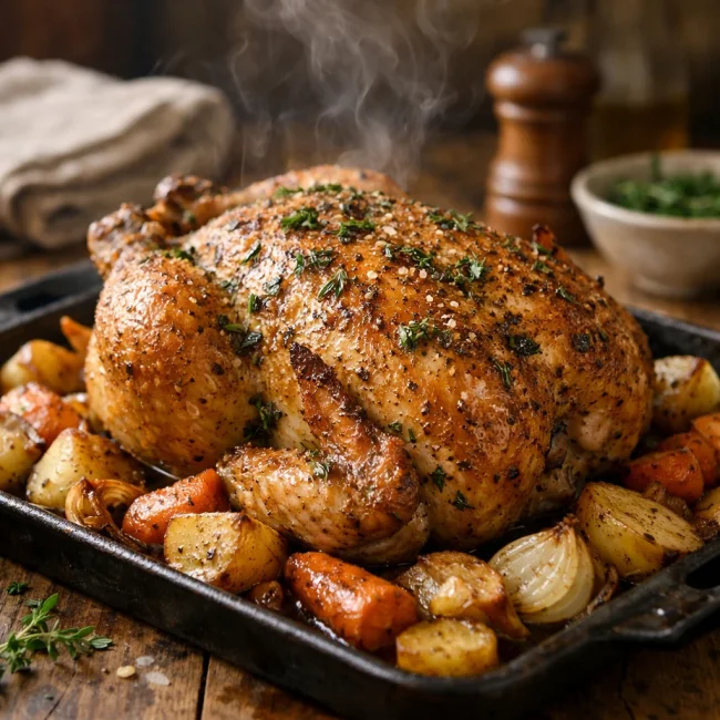 Timeless Herb-Roasted Chicken