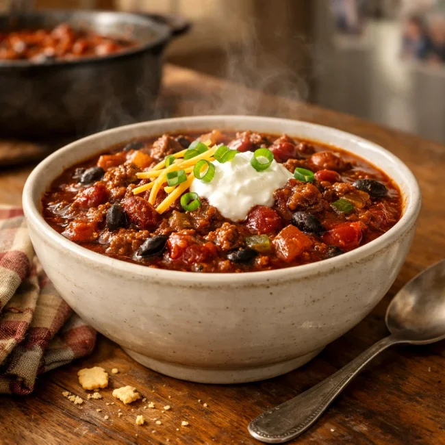 Timeless Homestyle Chili