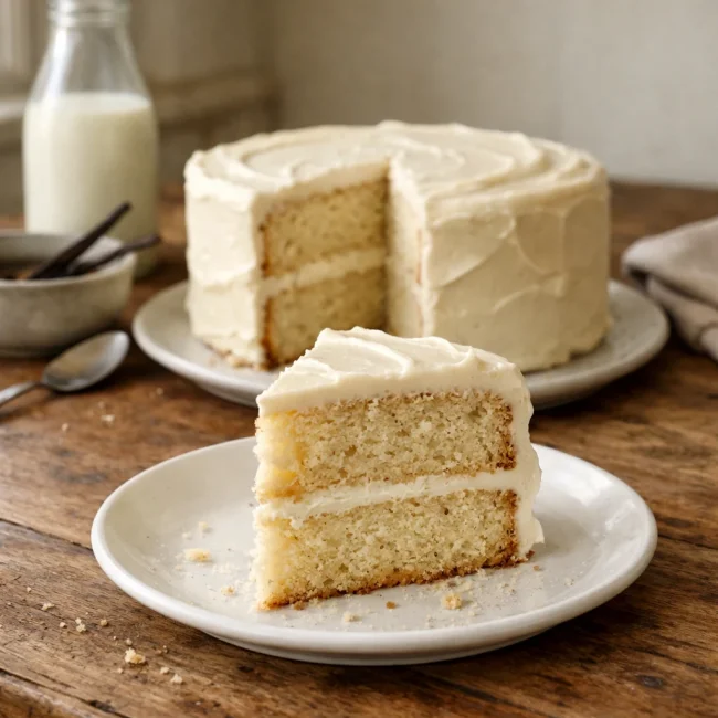 Timeless Sugar-Free Vanilla Cake