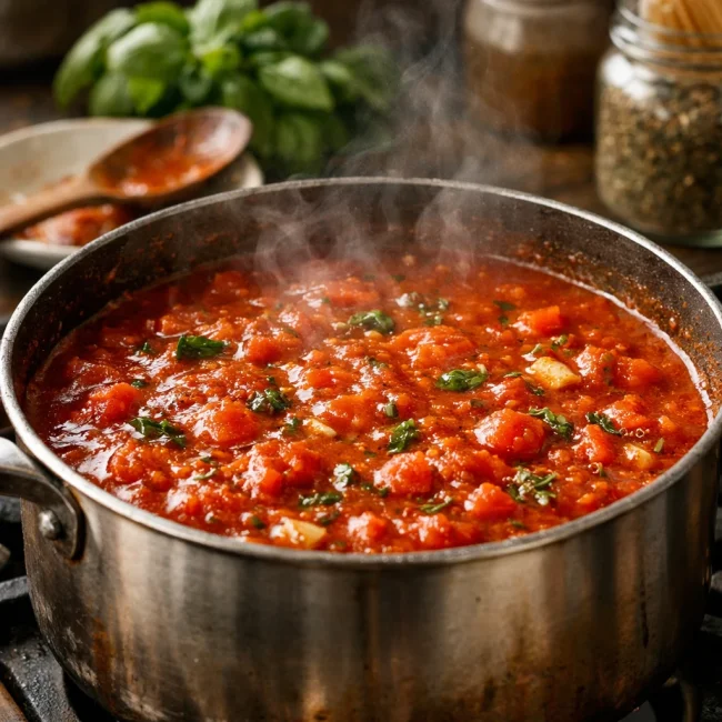 Timeless Tomato Spaghetti Sauce