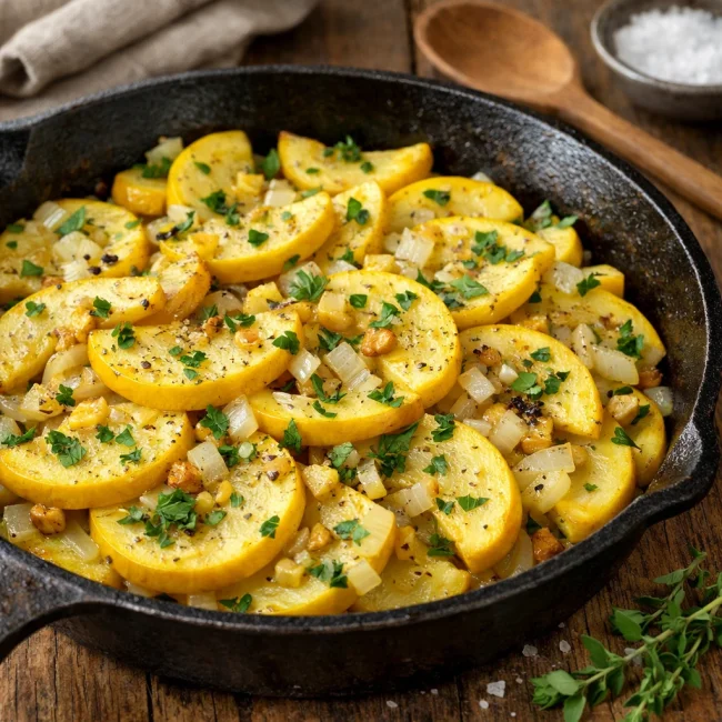 Timeless Yellow Squash Sauté