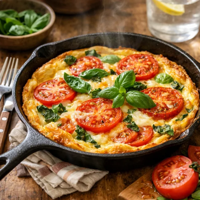 Tomato and Basil Frittata