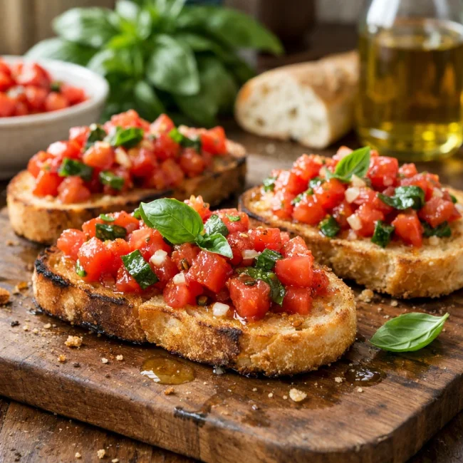 Tomato Basil Bruschetta