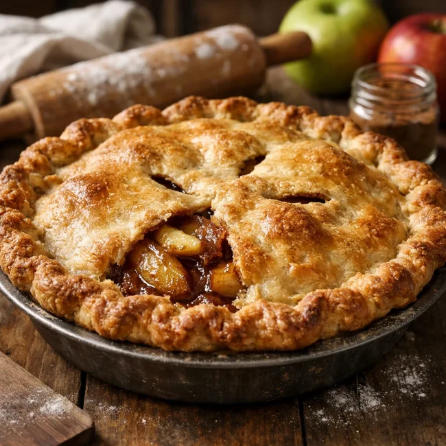 Traditional American Apple Pie