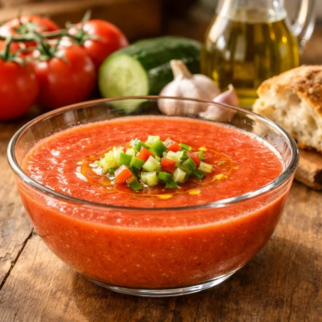 Traditional Andalusian Gazpacho